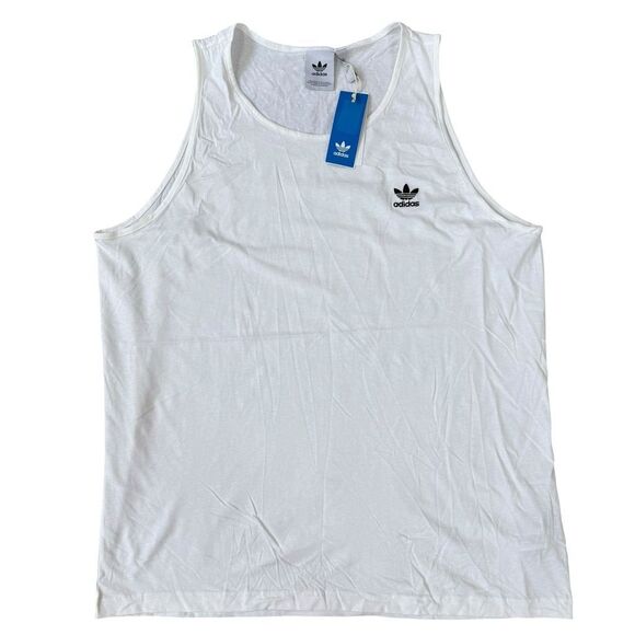 Adidas Men's Originals Essentials Logo Trefoil Tank Top 100% cotton size XXL NWT - Picture 2 of 6